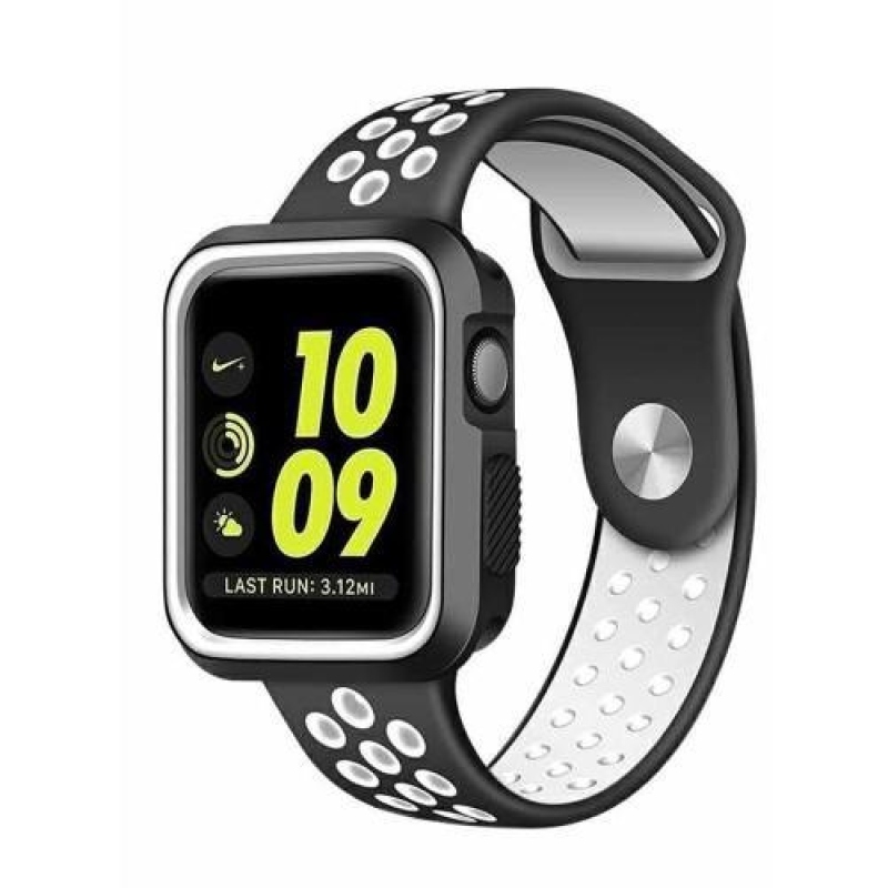 Breat szilikon szíj az Apple Watch 42mm-es órájához - fehér