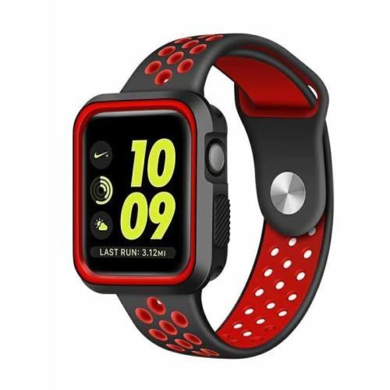 Breat szilikon szíj az Apple Watch 38mm-es órájához - piros