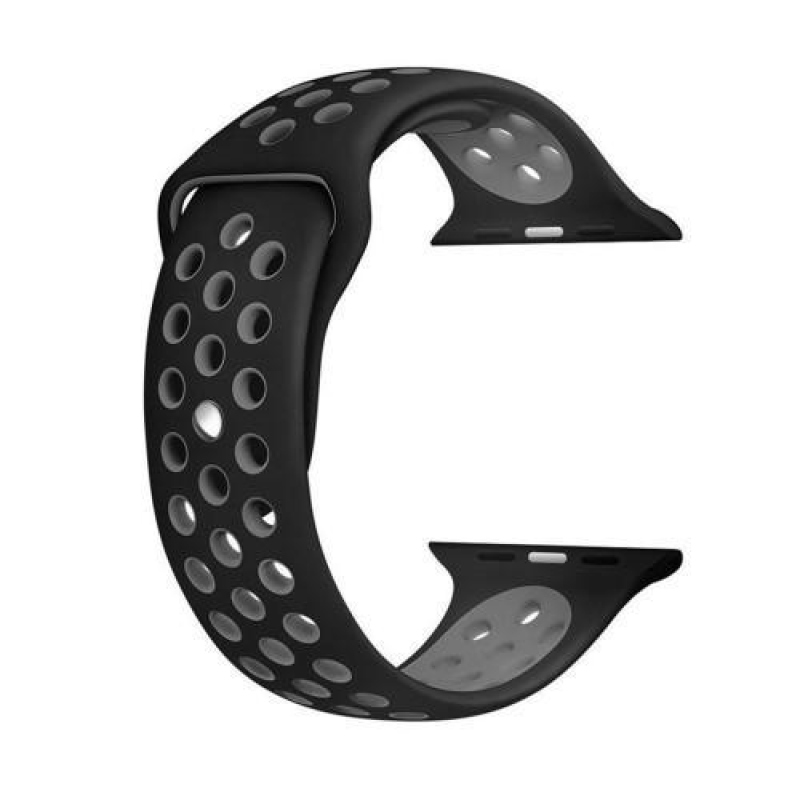 Breat szilikon szíj Apple Watch 38mm-es órához - szürke