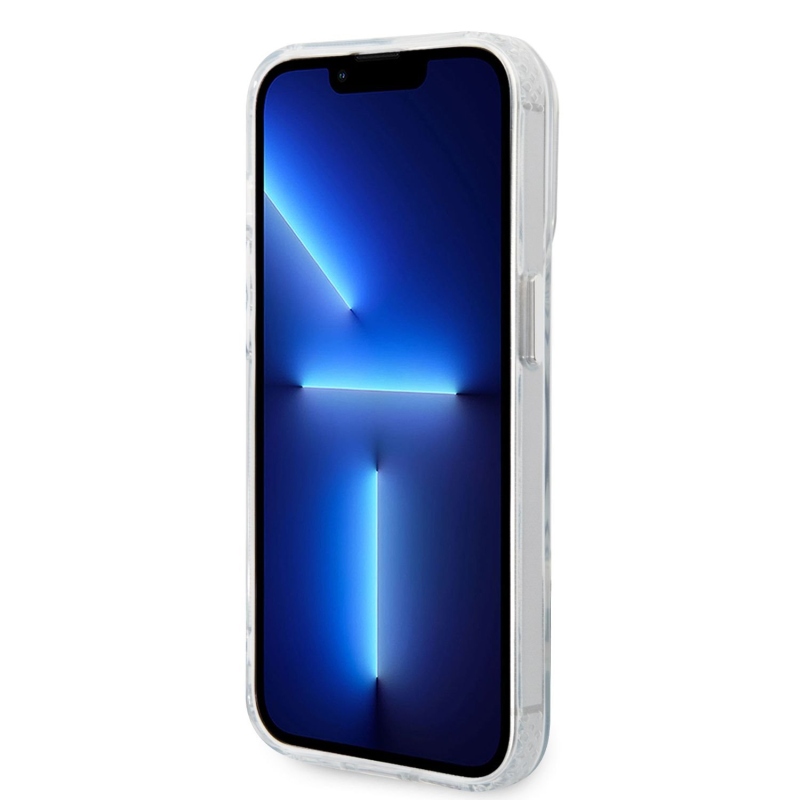 Karl Lagerfeld IML Karl és Choupette NFT MagSafe hátlap iPhone 14 Pro Max készülékhez - átlátszó