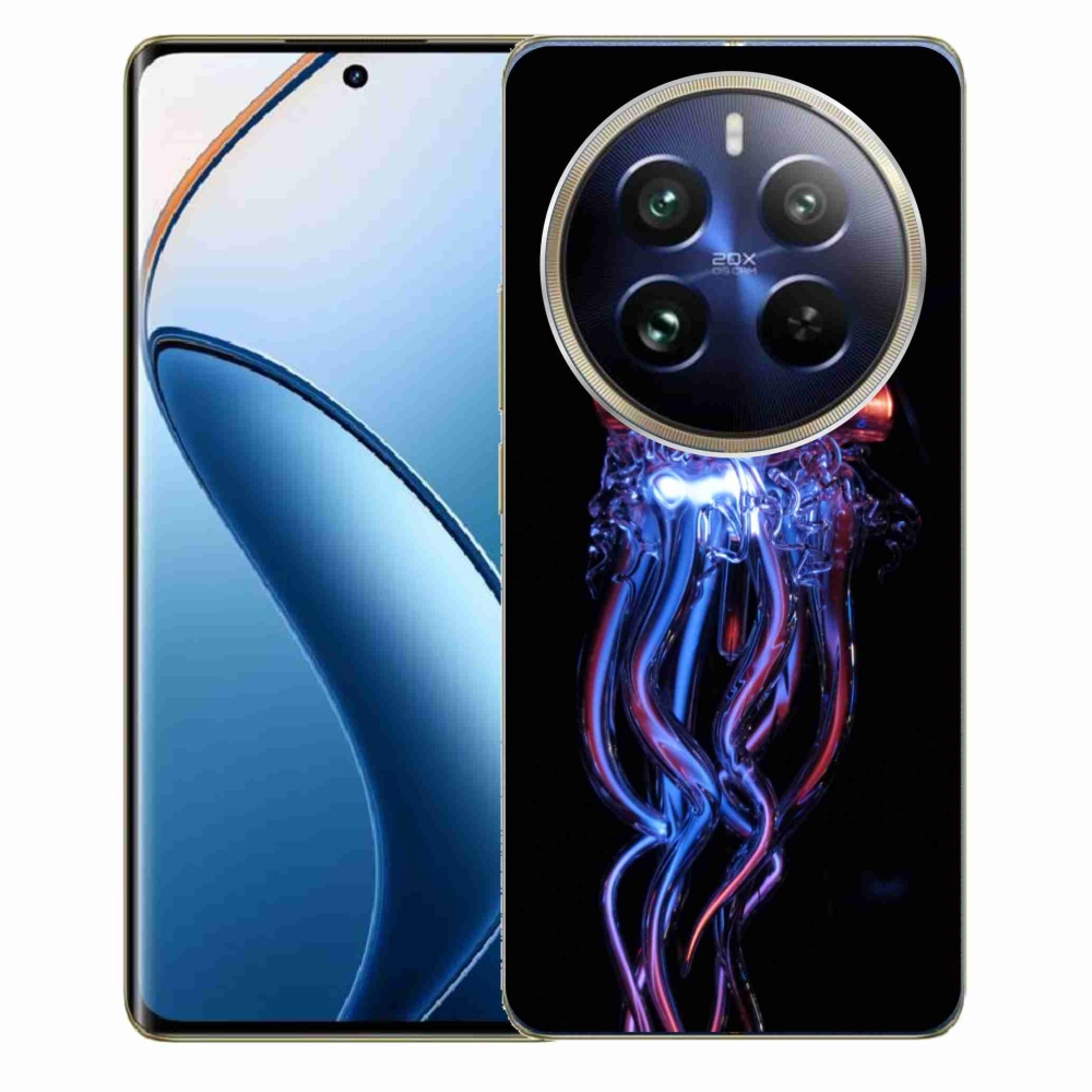 Zselés borítás mmCase a Realme 12 Pro 5G/12 Pro+ 5G számára - medúza