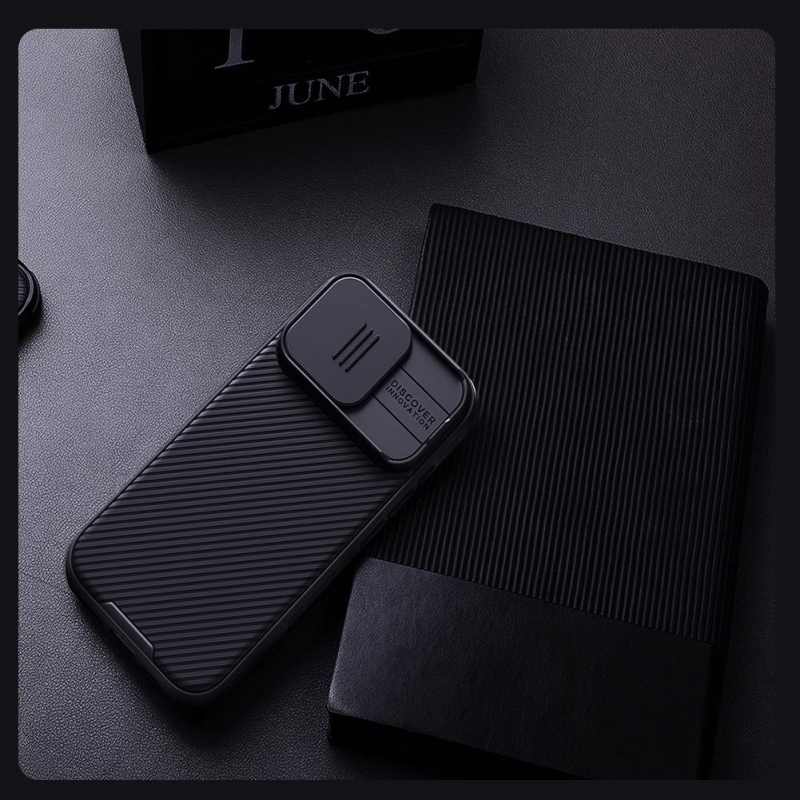 Nillkin CamShield PRO mágneses hátlap Apple iPhone 16 Pro készülékhez Fekete