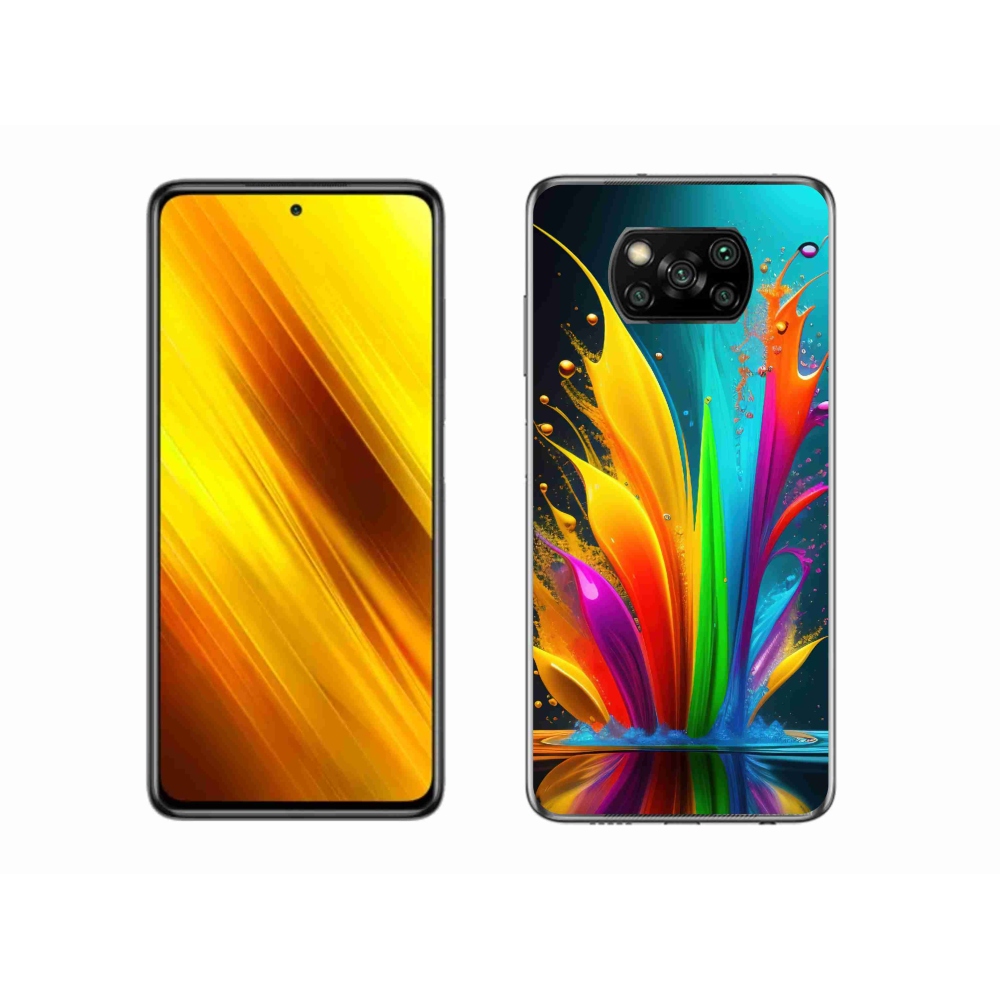 Gél borítás mmCase a Xiaomi Poco X3 Pro számára - absztrakt motívum 1