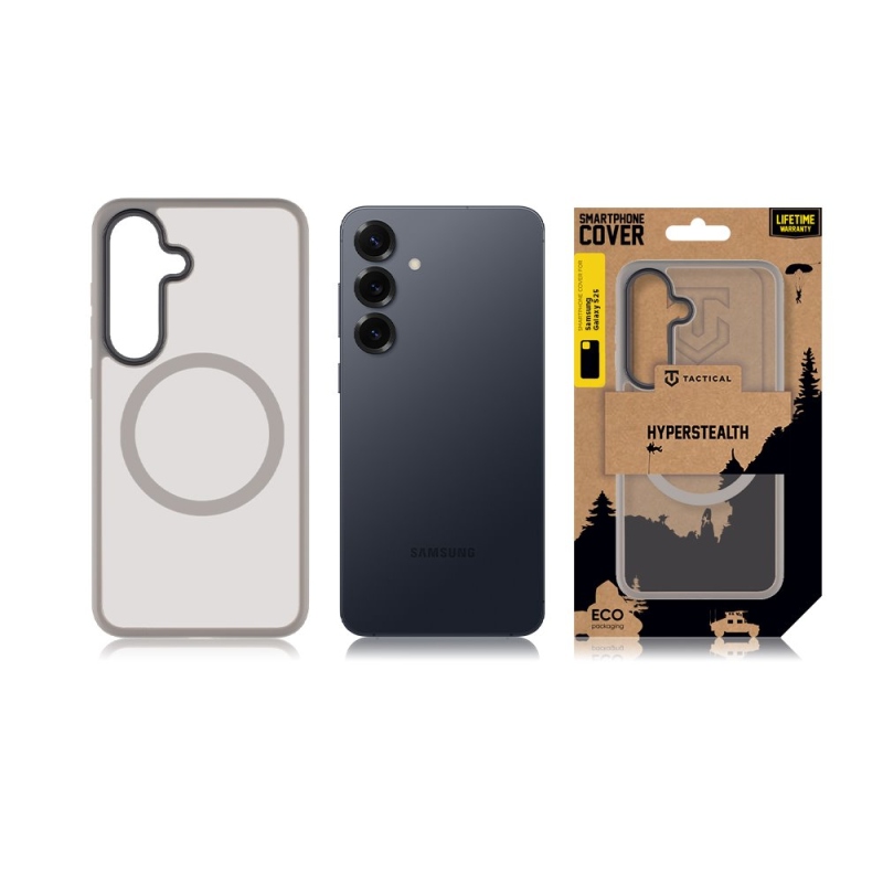 Tactical MagForce Hyperstealth Cover for Samsung Galaxy S25 Világosszürke borítás