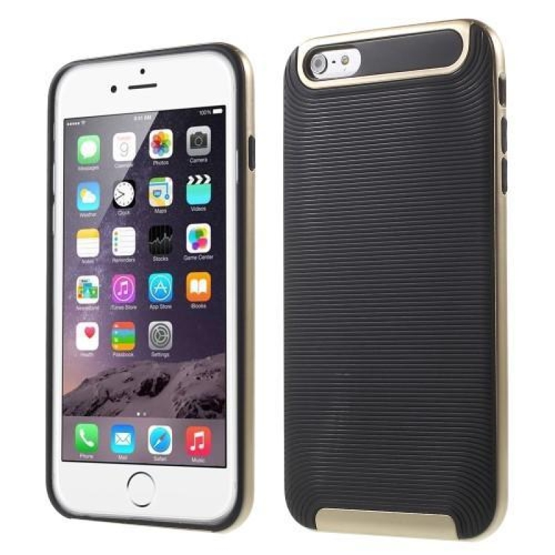 Bump 2in1 tartós tok iPhone 6s Plus és 6 Plus készülékhez - arany színben