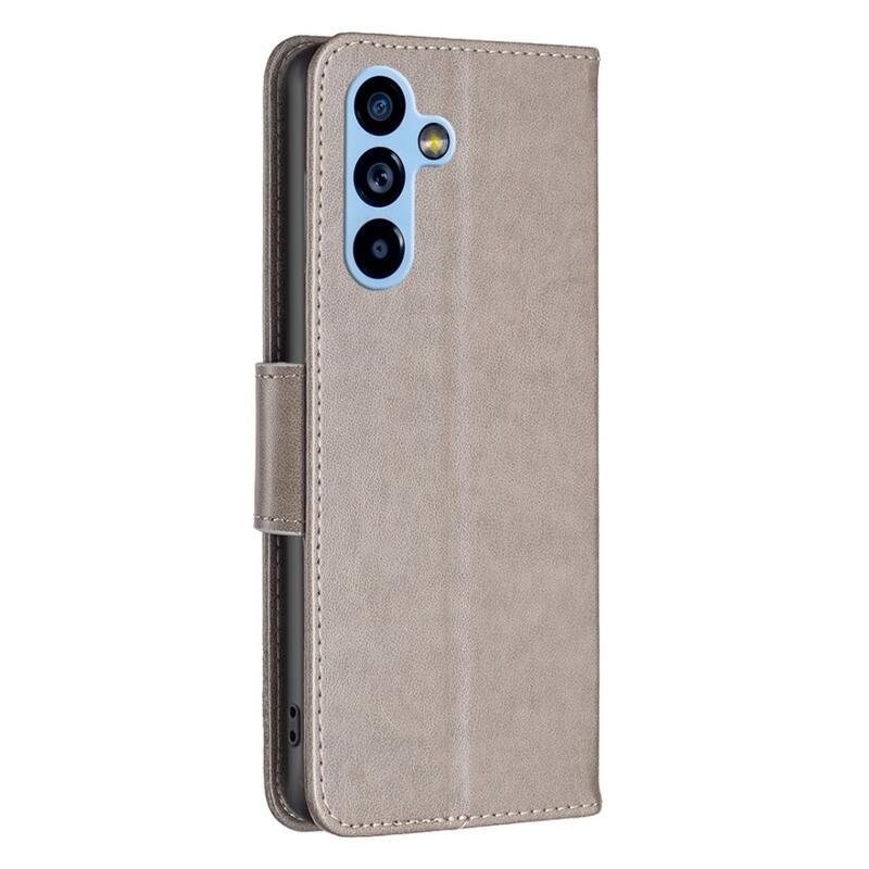 Pillangó könyvtáska Samsung Galaxy A54 5G - szürke