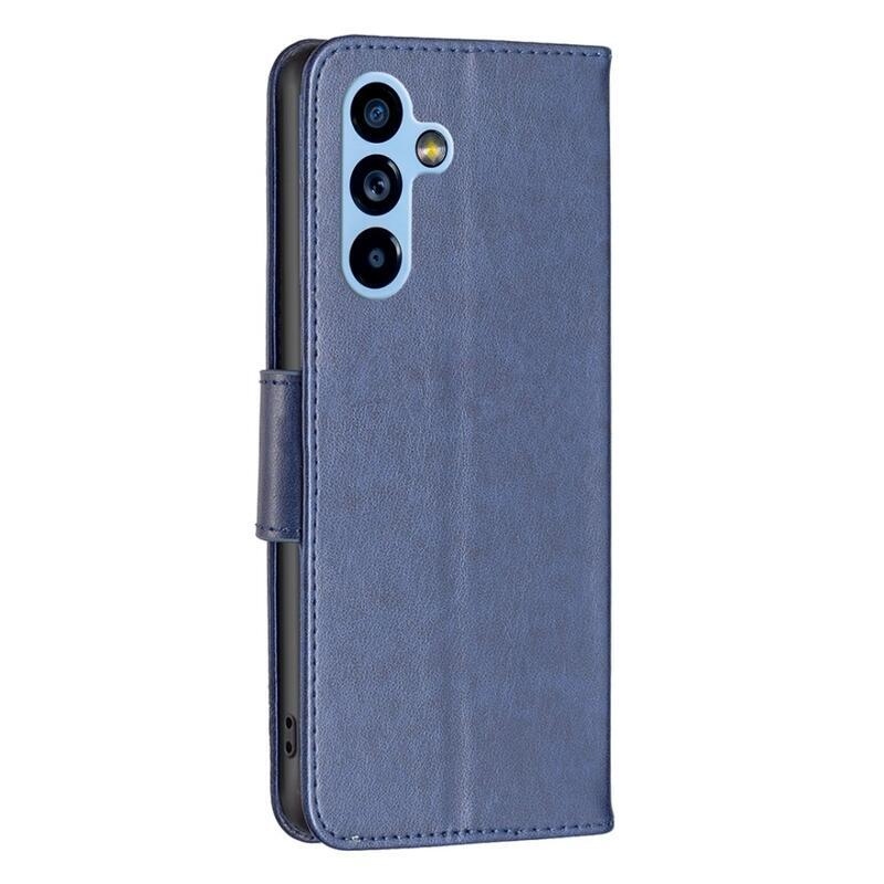 Pillangó könyv tok Samsung Galaxy A54 5G-hez - sötétkék