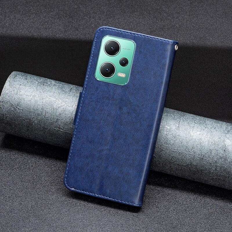 Pillangó könyv tok Xiaomi Redmi Note 12 5G/Poco X5 5G - sötétkék