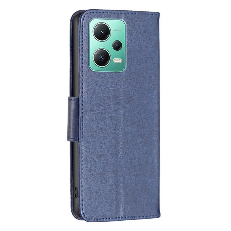 Pillangó könyv tok Xiaomi Redmi Note 12 5G/Poco X5 5G - sötétkék