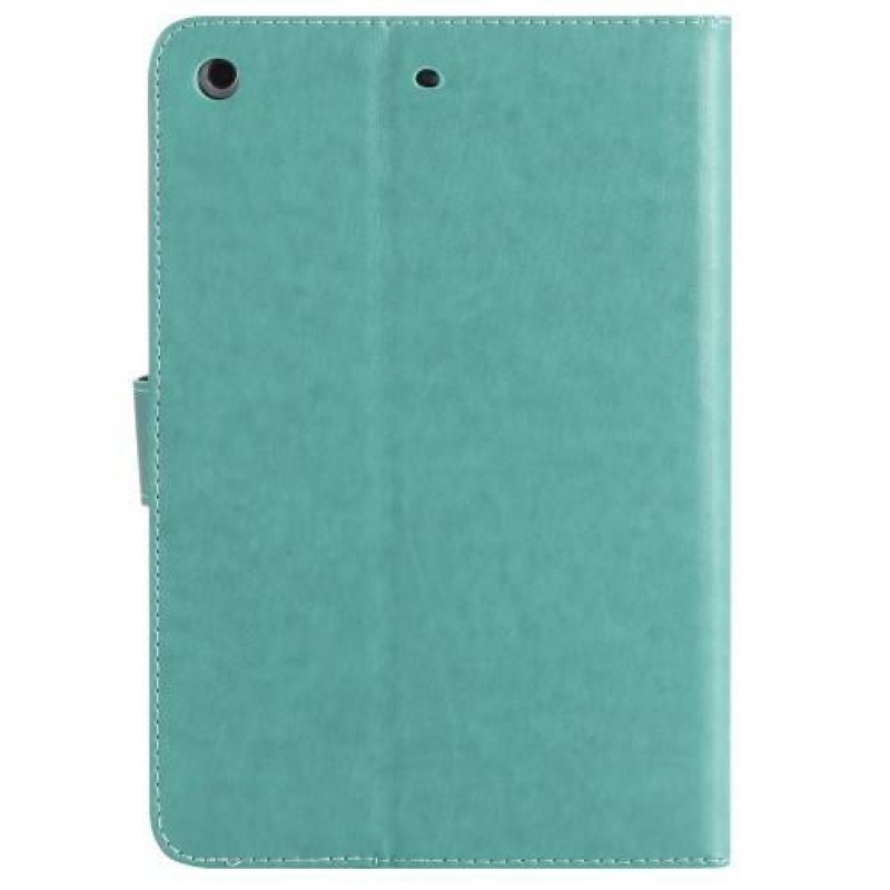Pillangó PU bőr könyvtáska iPad mini, iPad mini 2, iPad mini 3 iPad minihez - zöld színű