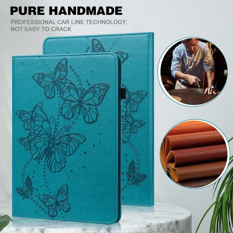 Pillangó záró tok Xiaomi Redmi Pad 10.6 tablethez - kék