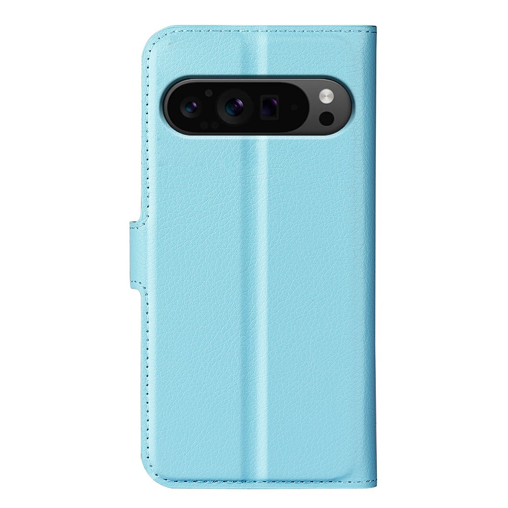 Litchi könyv tok Google Pixel 9 Pro XL-hez - kék