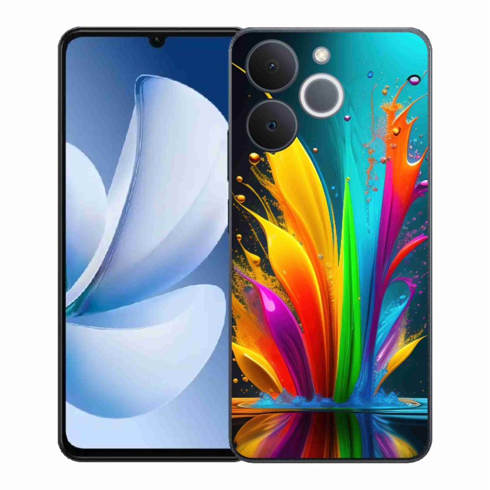 Gél borítás mmCase a Realme Note 70T számára - absztrakt motívum 1