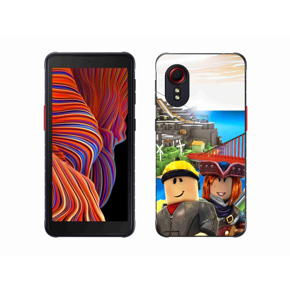 Gél borítás mmCase Samsung Galaxy Xcover 5 készülékhez - roblox 1