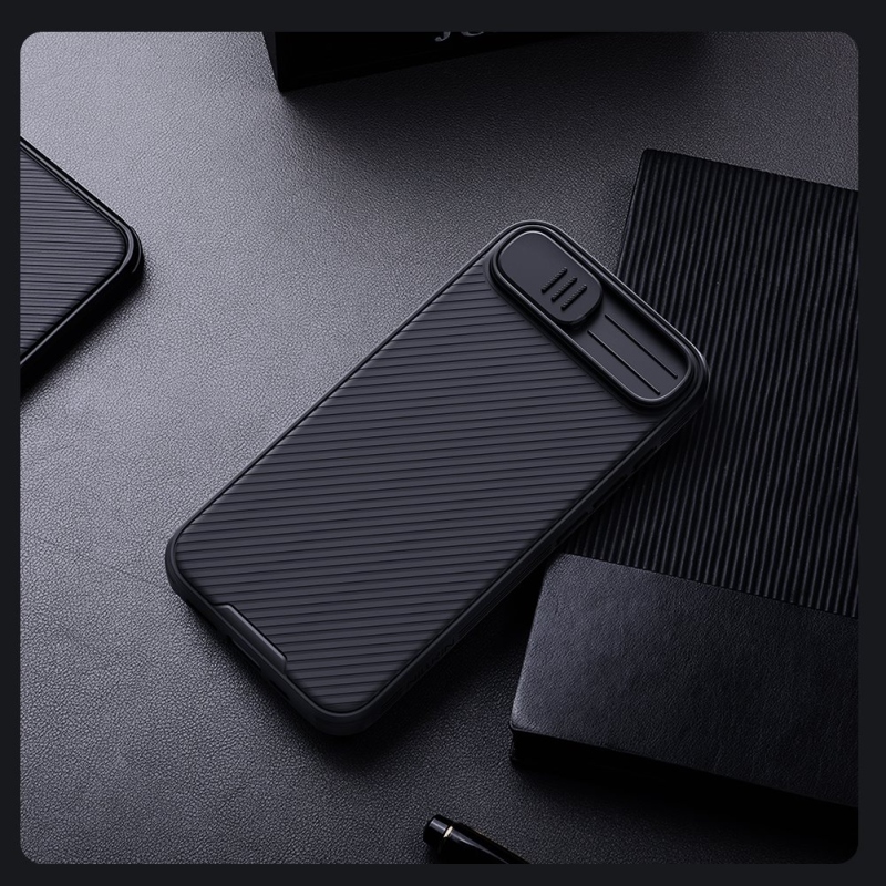 Nillkin CamShield PRO mágneses hátlap Apple iPhone 16e készülékhez Fekete