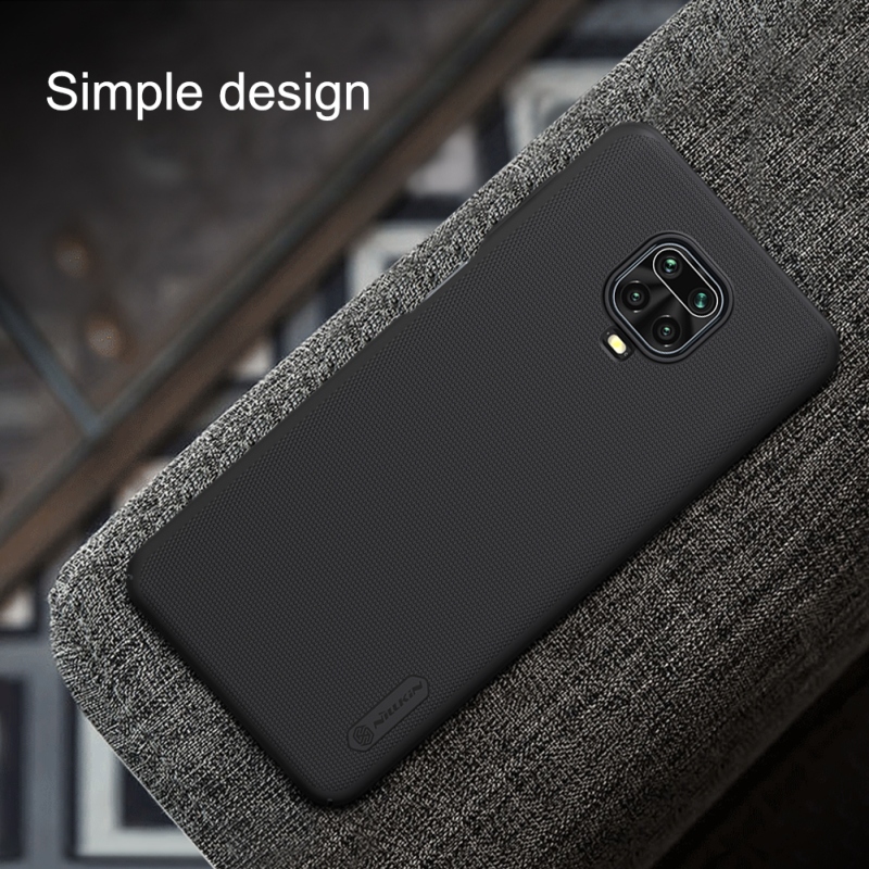 Nillkin Super Frosted Back Cover for Xiaomi Redmi Note 9 Pro/9S/9 Pro Max fekete