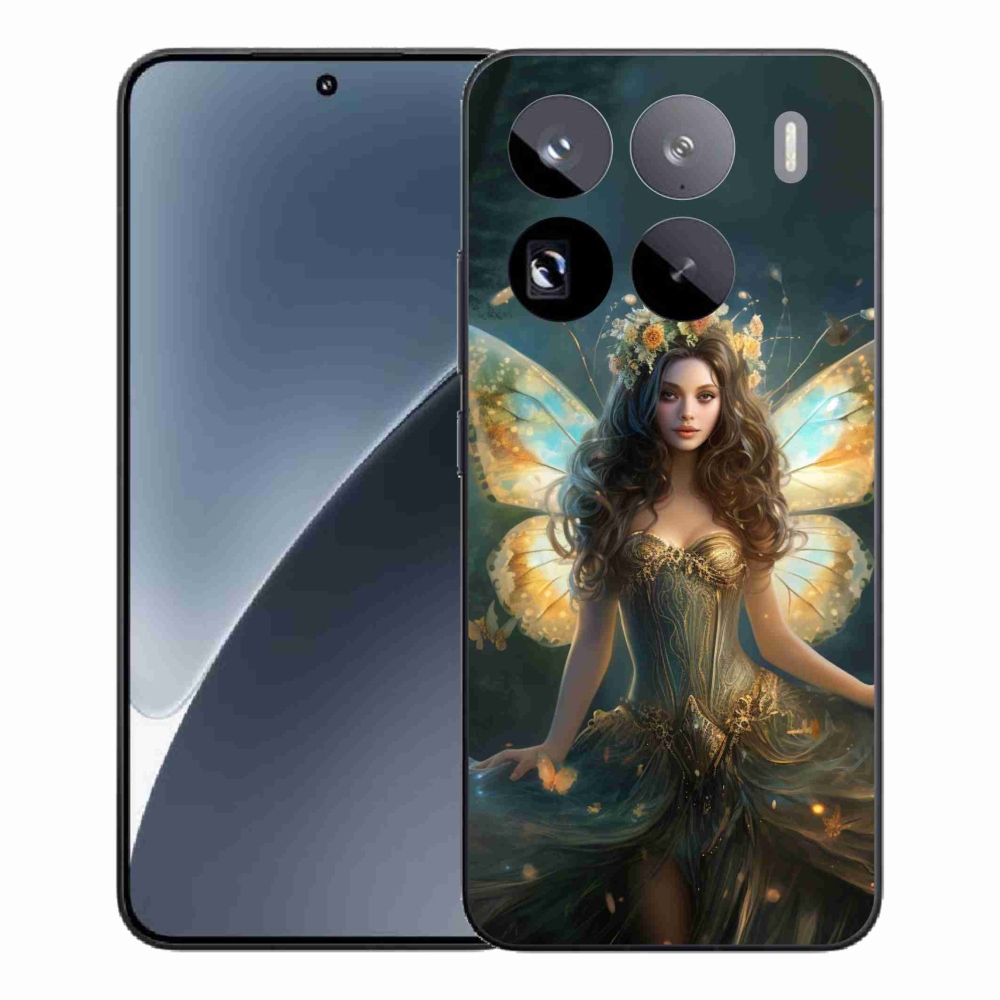 Gél borítás mmCase a Xiaomi 15 Pro számára - pillangó nő