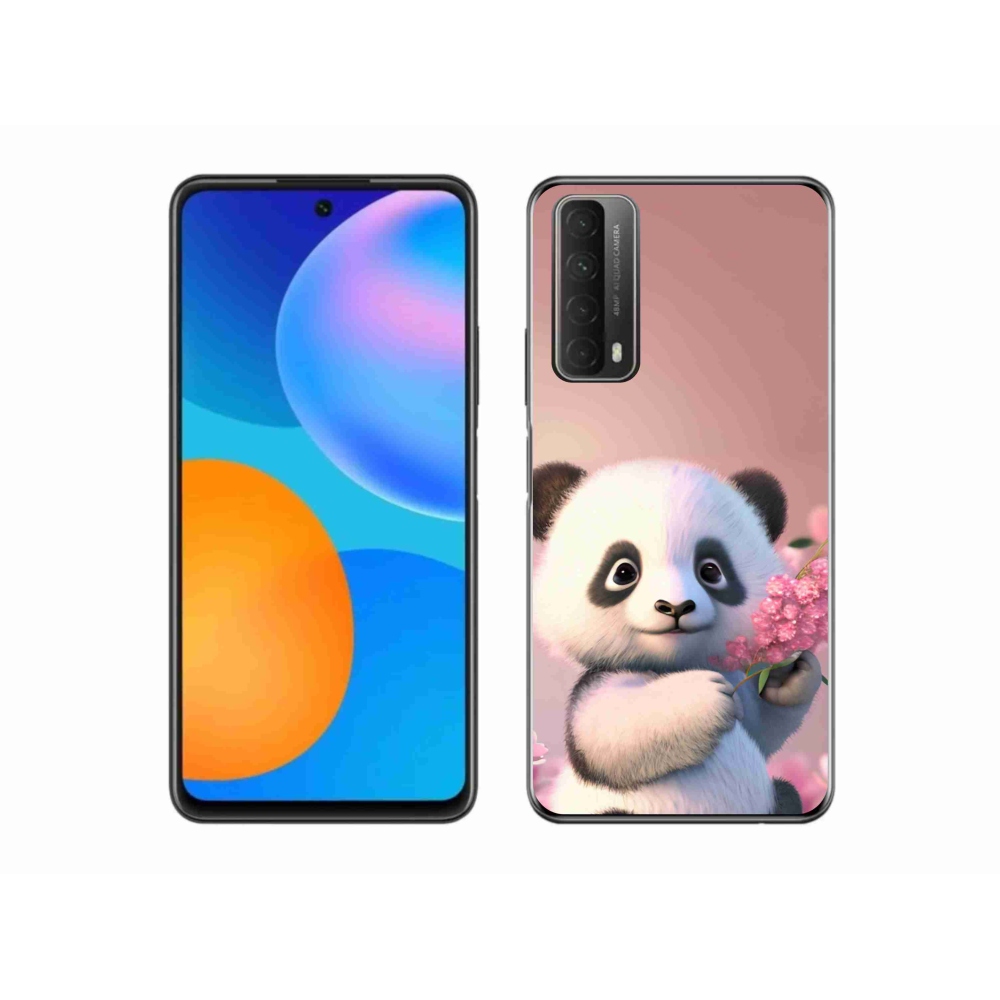 Gél borítás mmCase a Huawei P Smart (2021) - aranyos panda