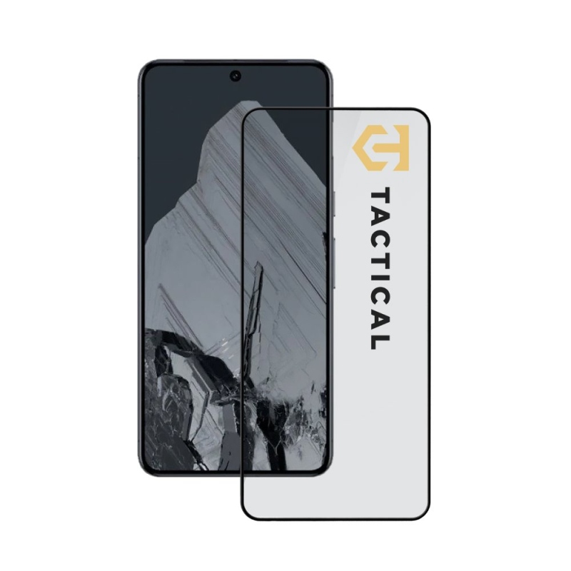 Taktikai üvegpajzs 5D üveg a Google Pixel 8 Pro fekete változatához