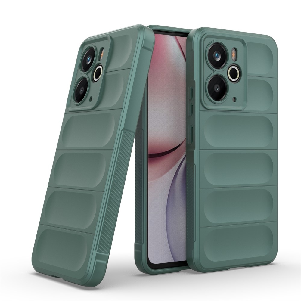 Rugg tartós zselés tok a Realme 14 5G készülékhez - zöld