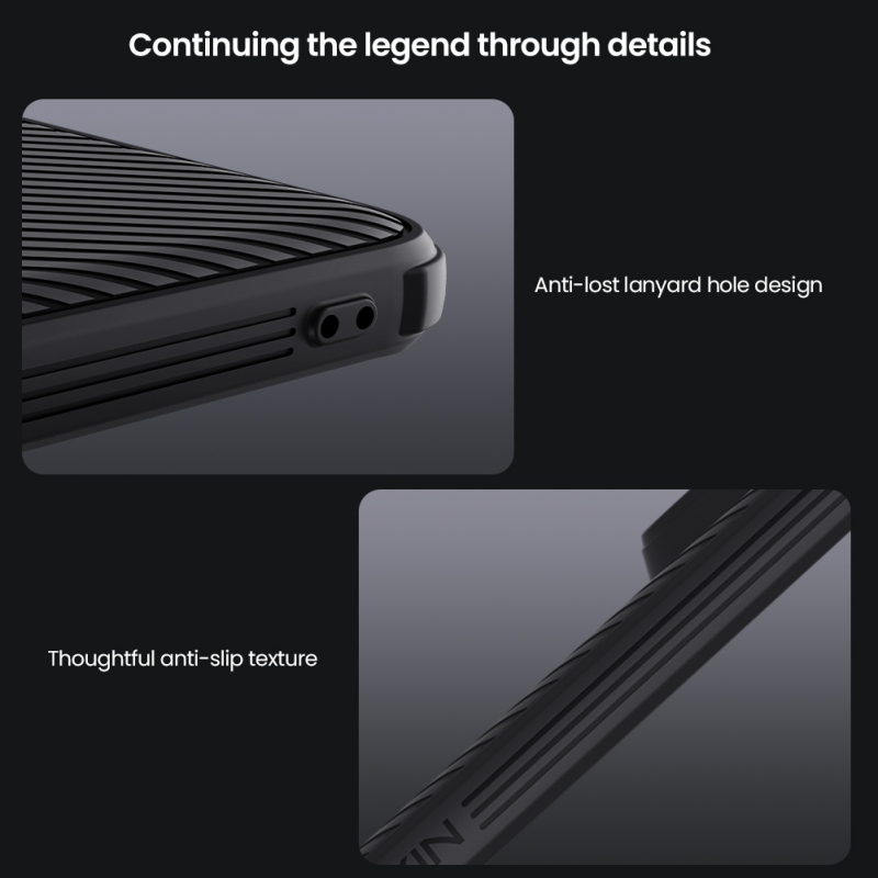 Nillkin CamShield PRO hátlap Xiaomi Redmi Note 14 Pro 5G/Poco X7 5G Sötétzöld