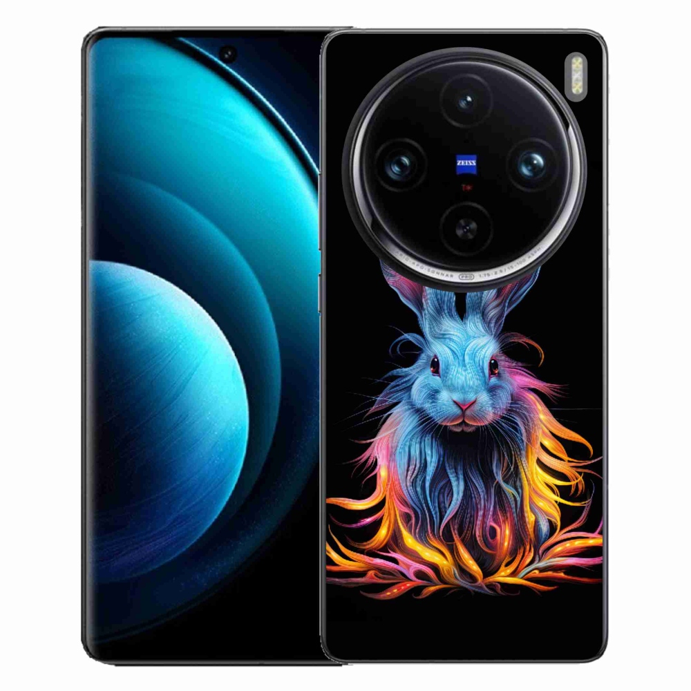 Zselés borítás mmCase a Vivo X100 Pro 5G készülékhez - absztrakt nyúl