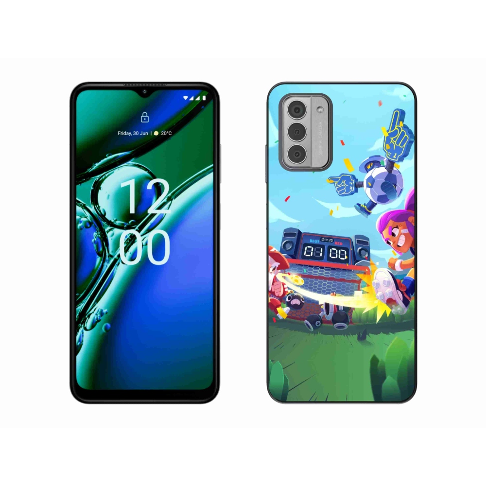 Zselés borítás mmCase a Nokia G42 készülékhez - verekedős csillagok 1