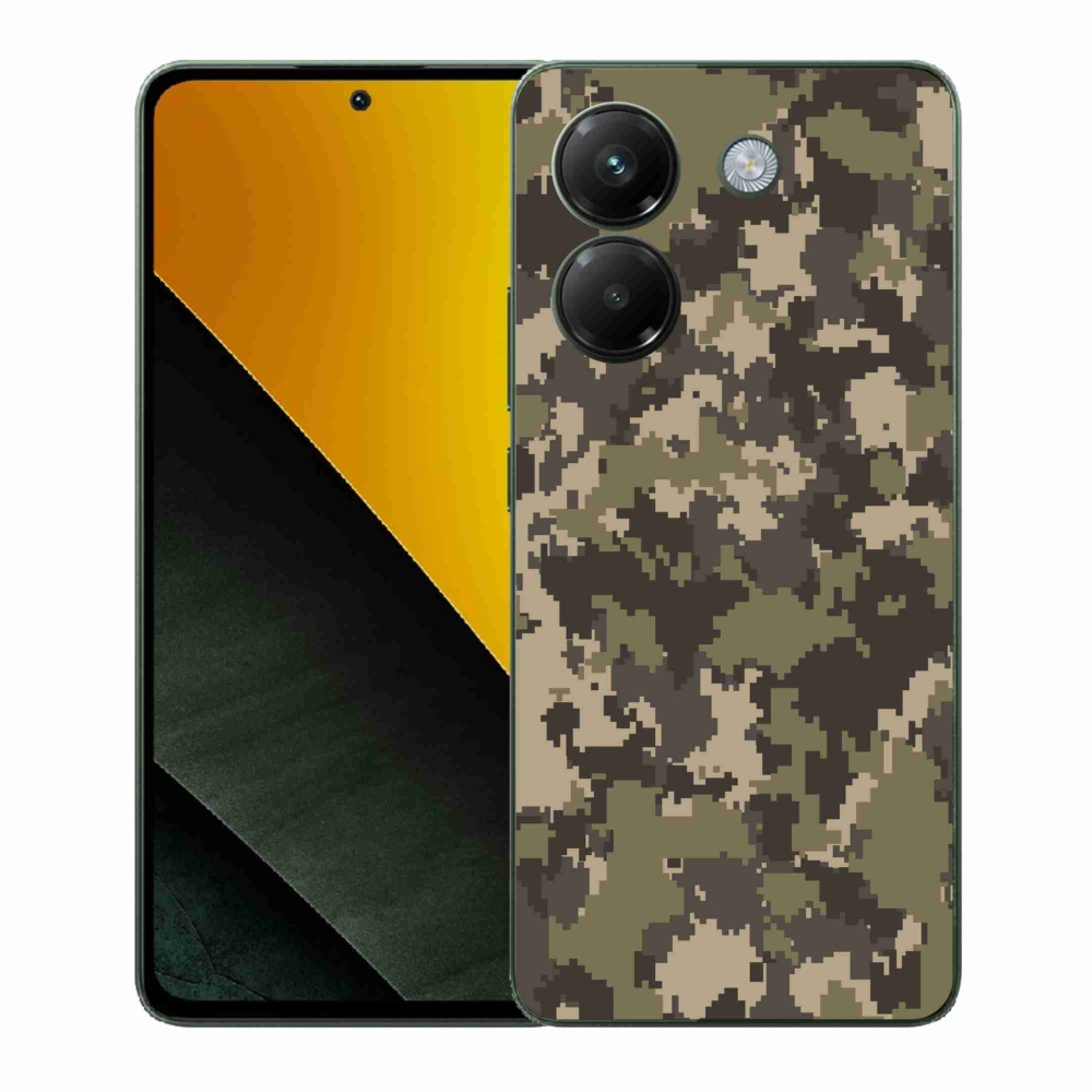 Gél borítás mmCase a Xiaomi Poco M7 Pro 5G számára - álcázó minta 12