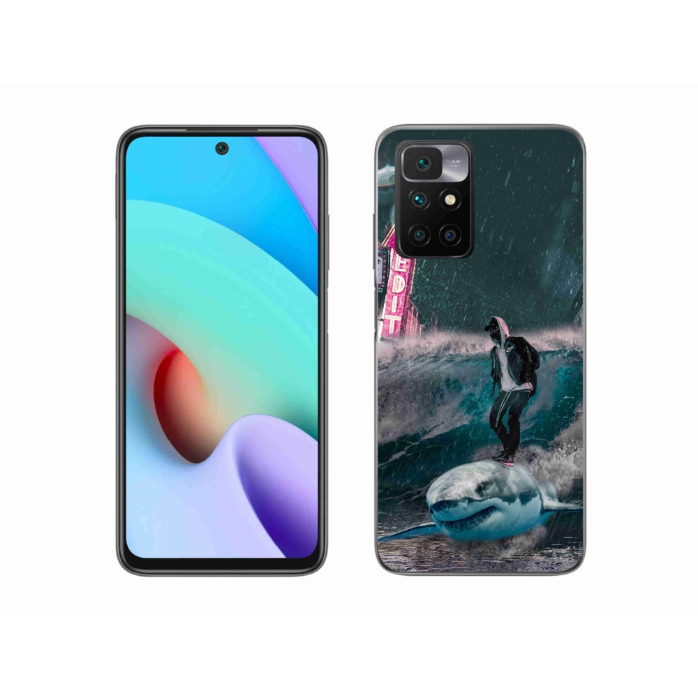 Zselés borítás mmCase a Xiaomi Redmi 10/Redmi 10 (2022) - cápa