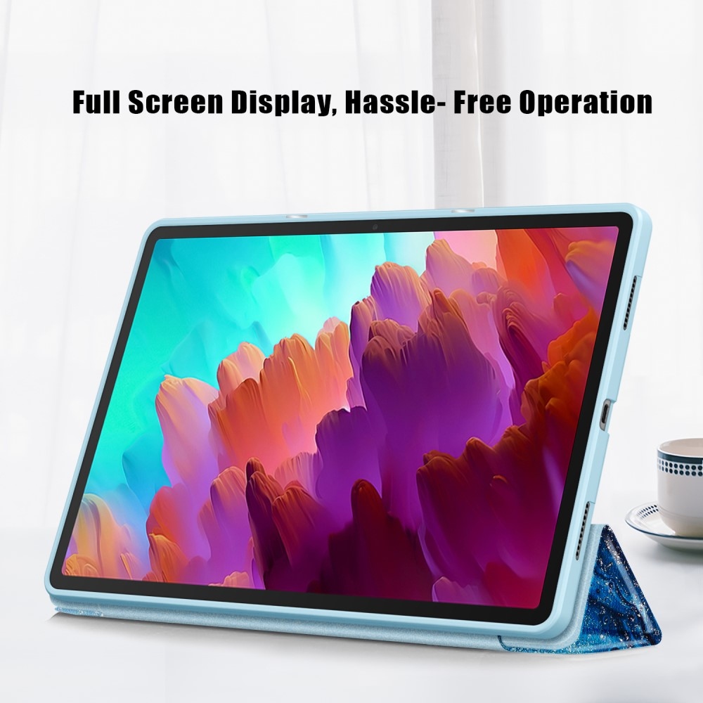 Patte intelligens záró tok Lenovo Tab P12 tablethez - hullámok