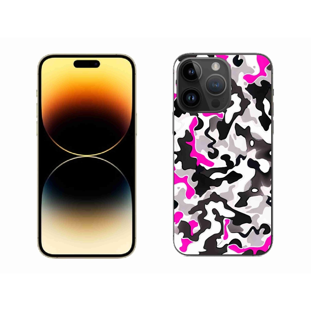 Zselés borítás mmCase iPhone 14 Pro Max készülékhez - terepszínű minta 5