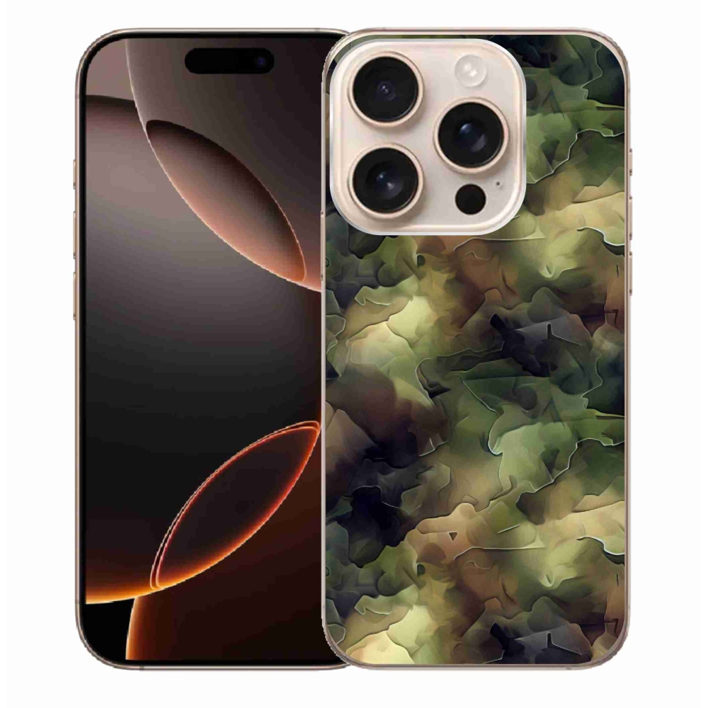 Zselés borítás mmCase iPhone 16 Pro Max készülékhez - terepszínű minta 10