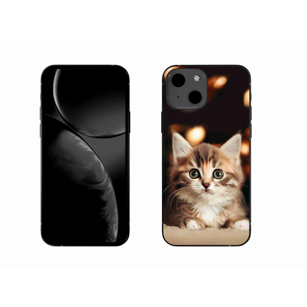 Gél borítás mmCase iPhone 13 6.1 készülékhez - aranyos cica 2