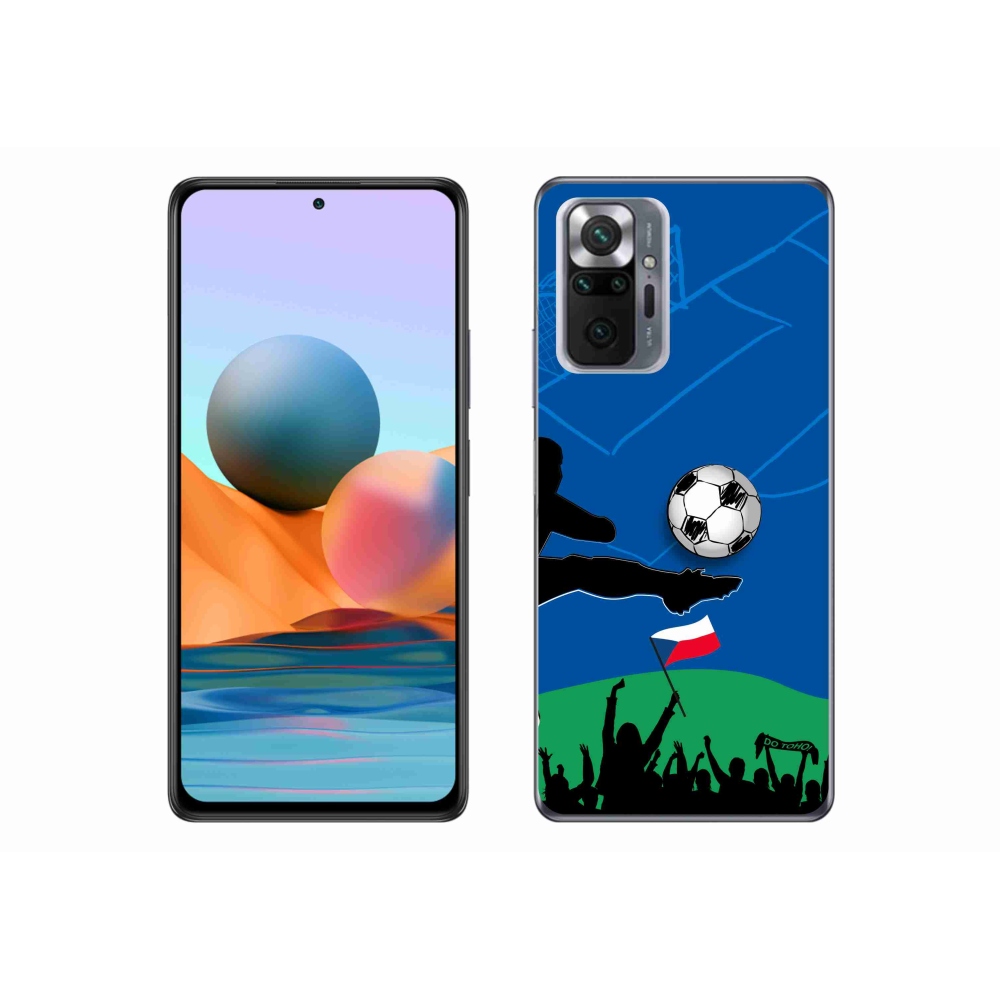 Gél borítás mmCase a Xiaomi Redmi Note 10 Pro-hoz - futball rajongóknak