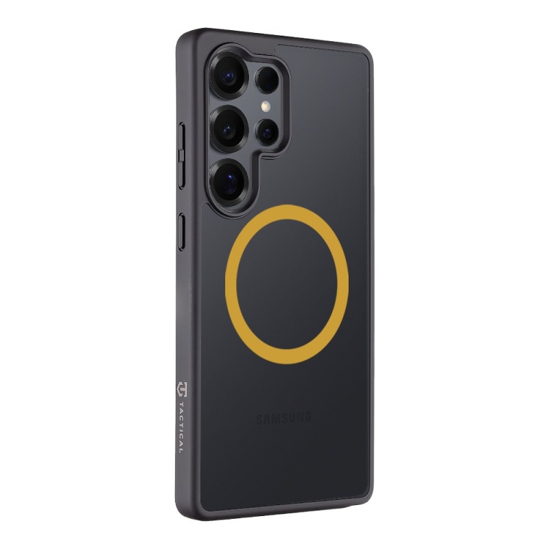 Taktikai MagForce Hyperstealth 2.0 borító a Samsung Galaxy S25 Ultra fekete/sárga számára
