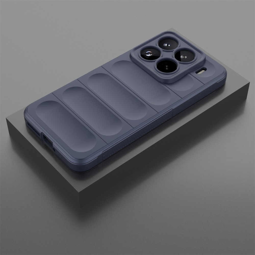Rugg tartós zselés tok Xiaomi 15 Pro - sötétkék