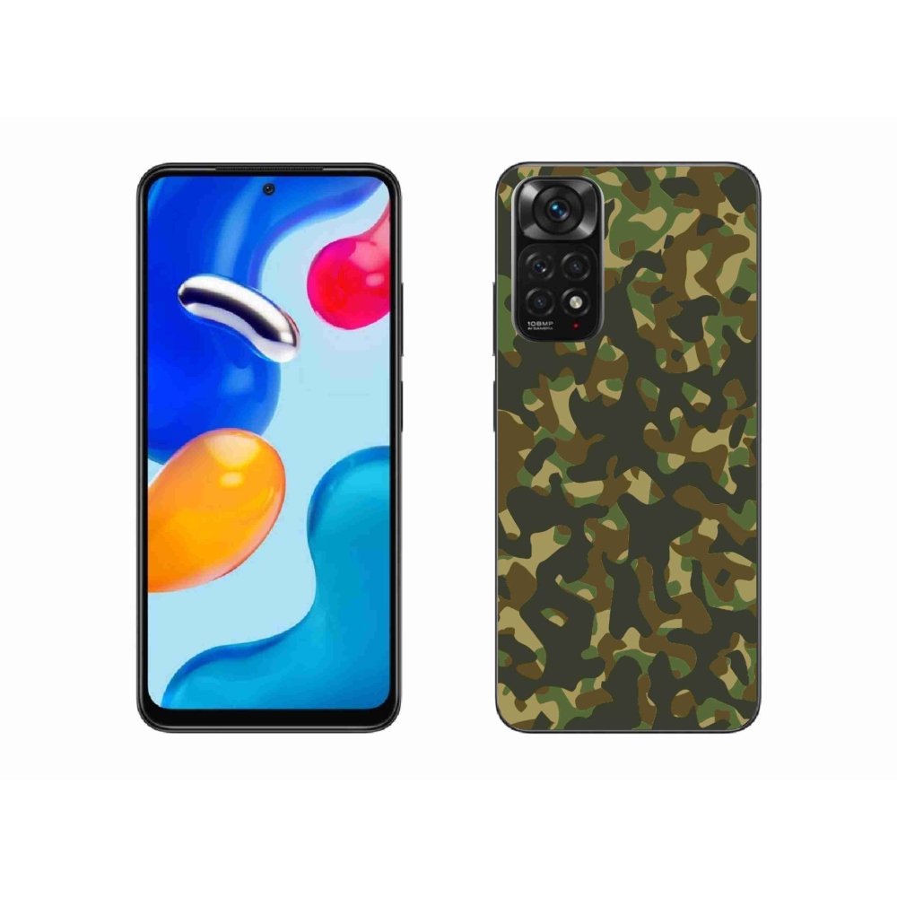Gél borítás mmCase a Xiaomi Redmi Note 11S 4G-hez - álcázó mintázat 1