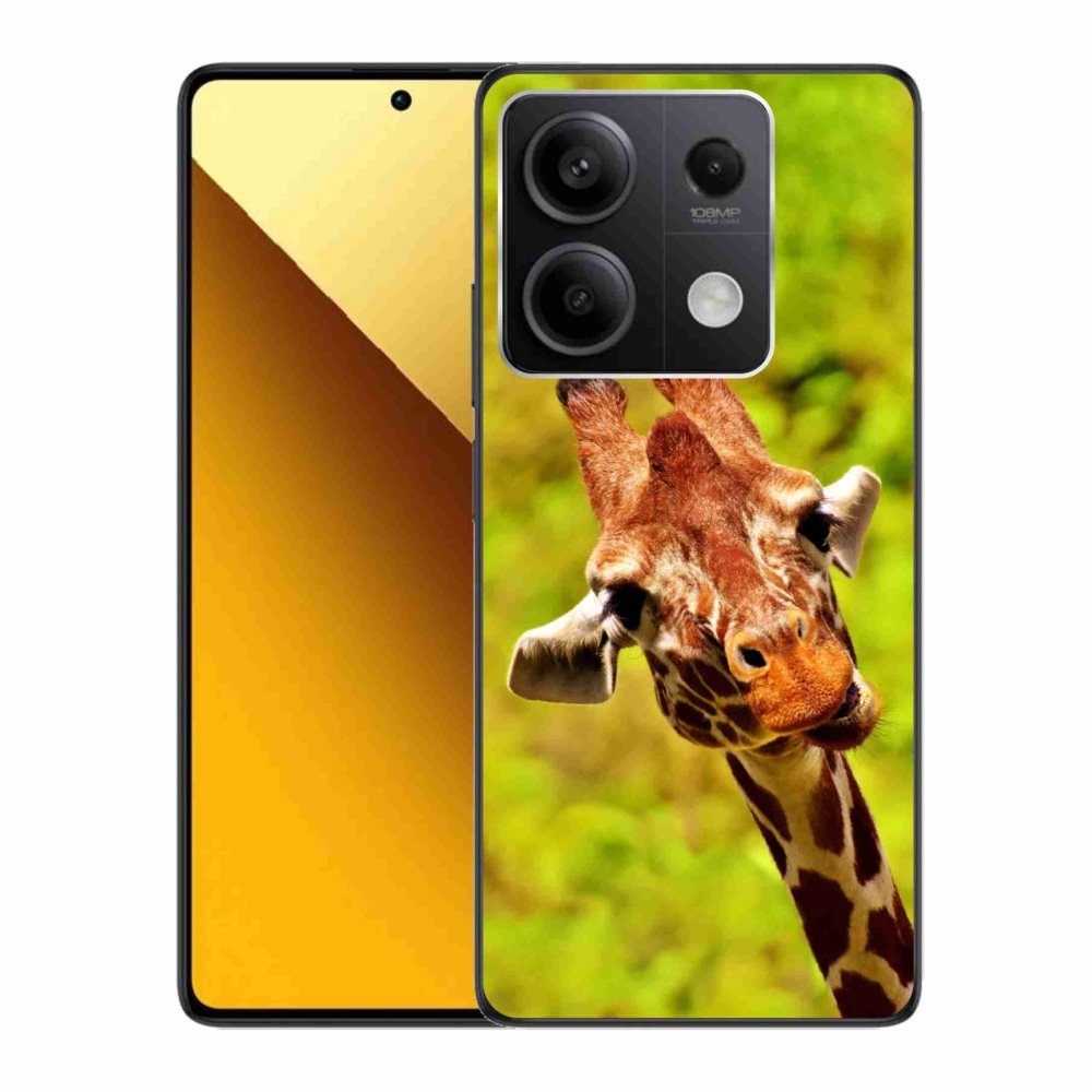 Gél borítás mmCase a Xiaomi Redmi Note 13 5G-hez - zsiráf