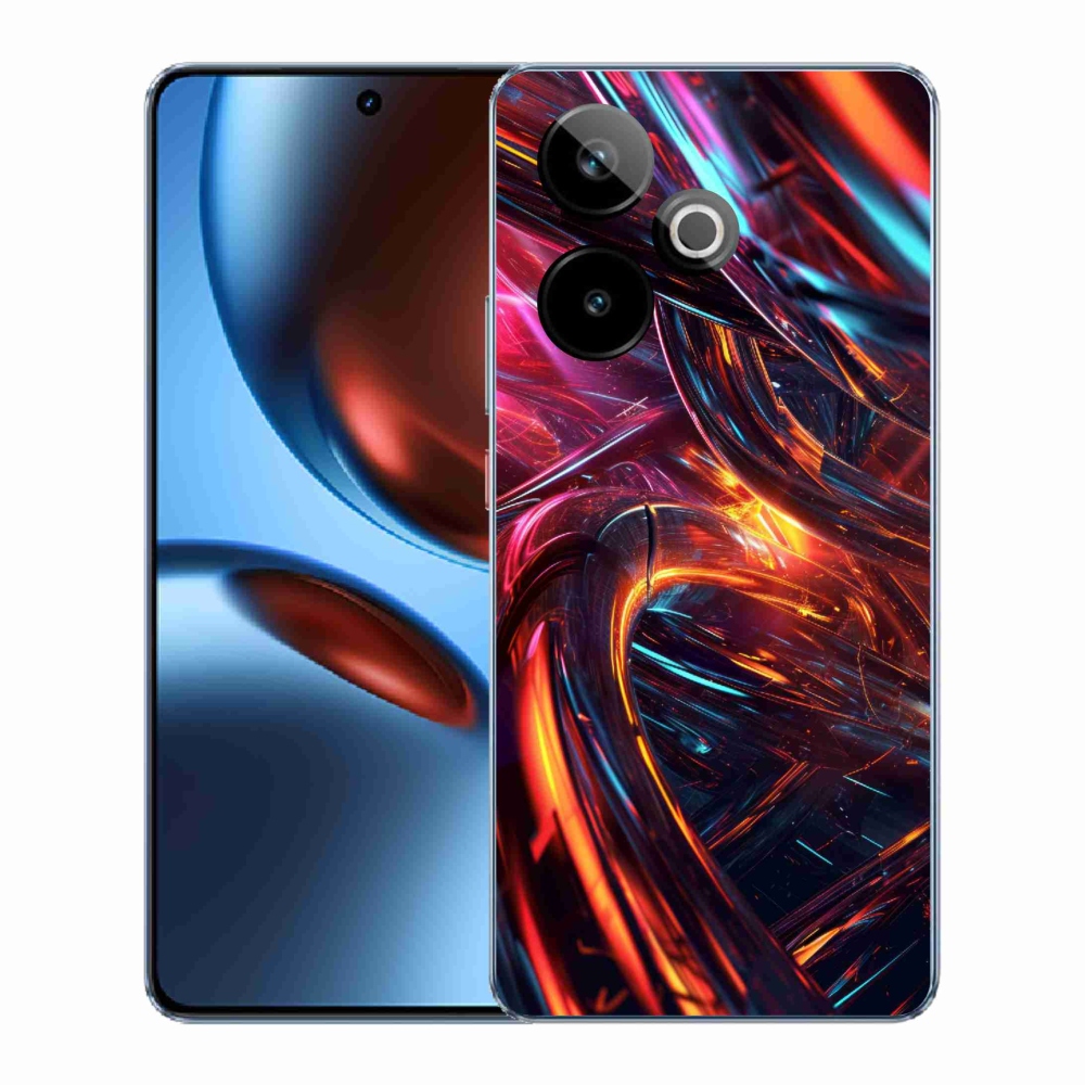 Rugalmas zselés tok mmCase képpel a Realme GT 7 5G/GT 7T 5G számára - absztrakt motívum 10