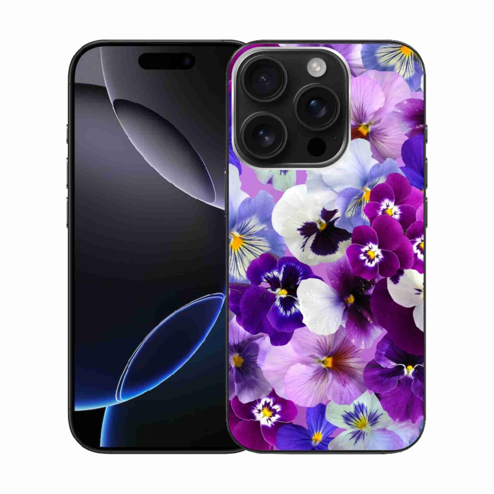 Gél borítás mmCase iPhone 16 Pro készülékhez - virágok 9
