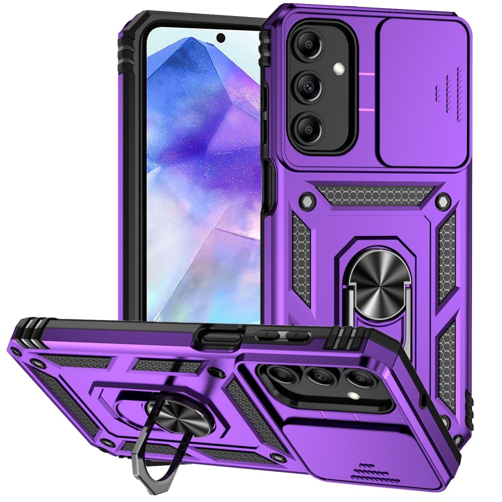 Csúszásálló borítás Samsung Galaxy A35 5G készülékhez - lila