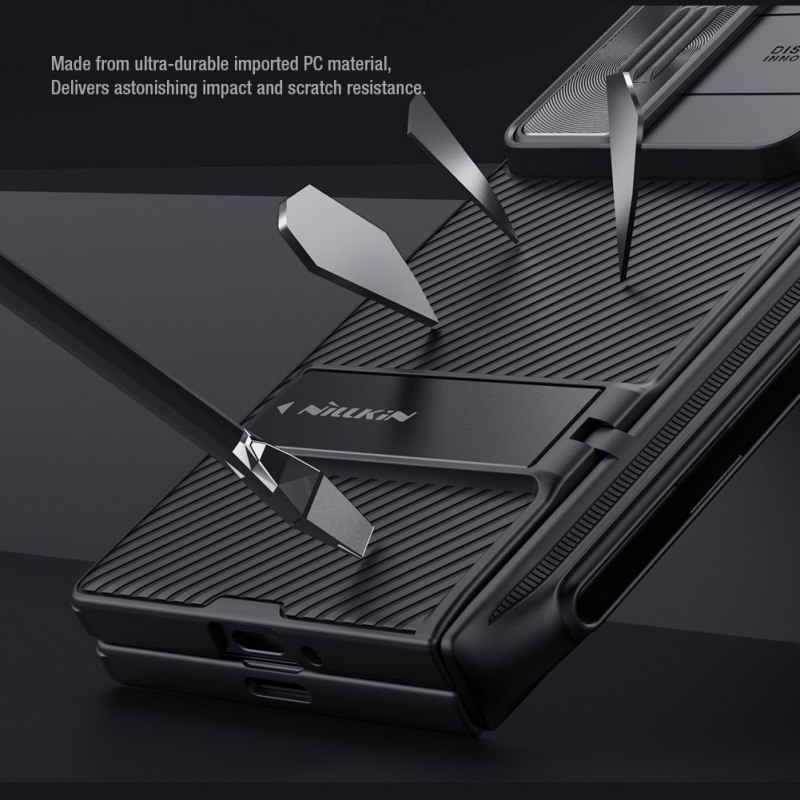 Nillkin CamShield FOLD Slot+Stand Back Cover for Samsung Galaxy Z Fold 6 Fekete fekete