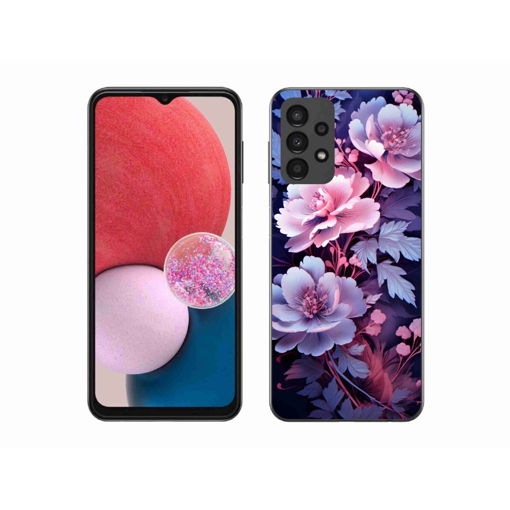Gél borítás mmCase Samsung Galaxy A13 4G - virágok 11