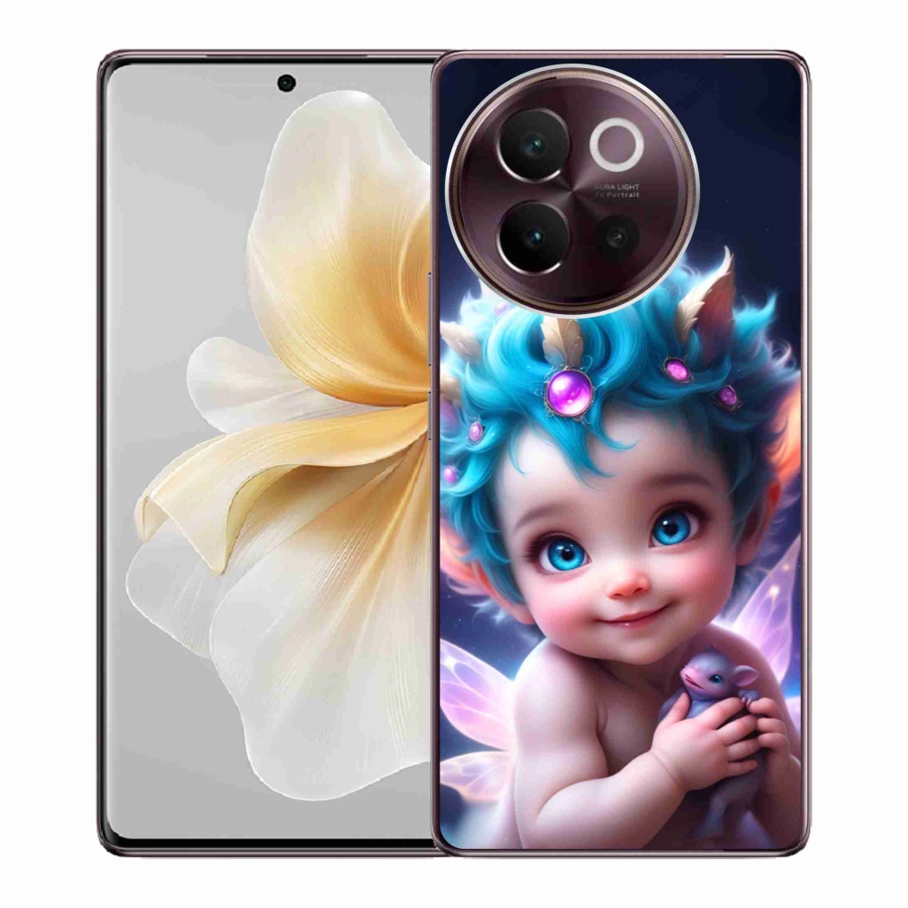 Gélburkolat mmCase a Vivo V40 Lite 5G-n - baba pillangószárnyakkal