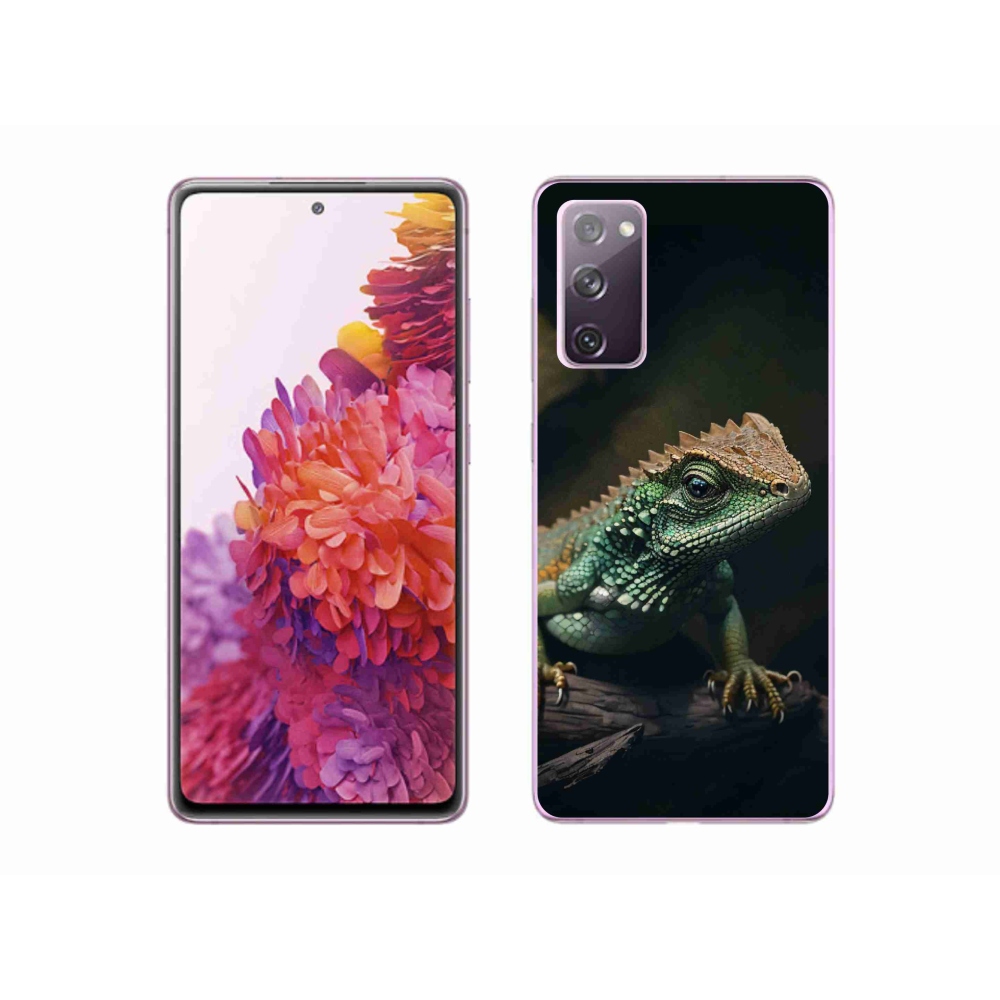 Zselés borítás mmCase Samsung Galaxy S20 FE készülékhez - gyík
