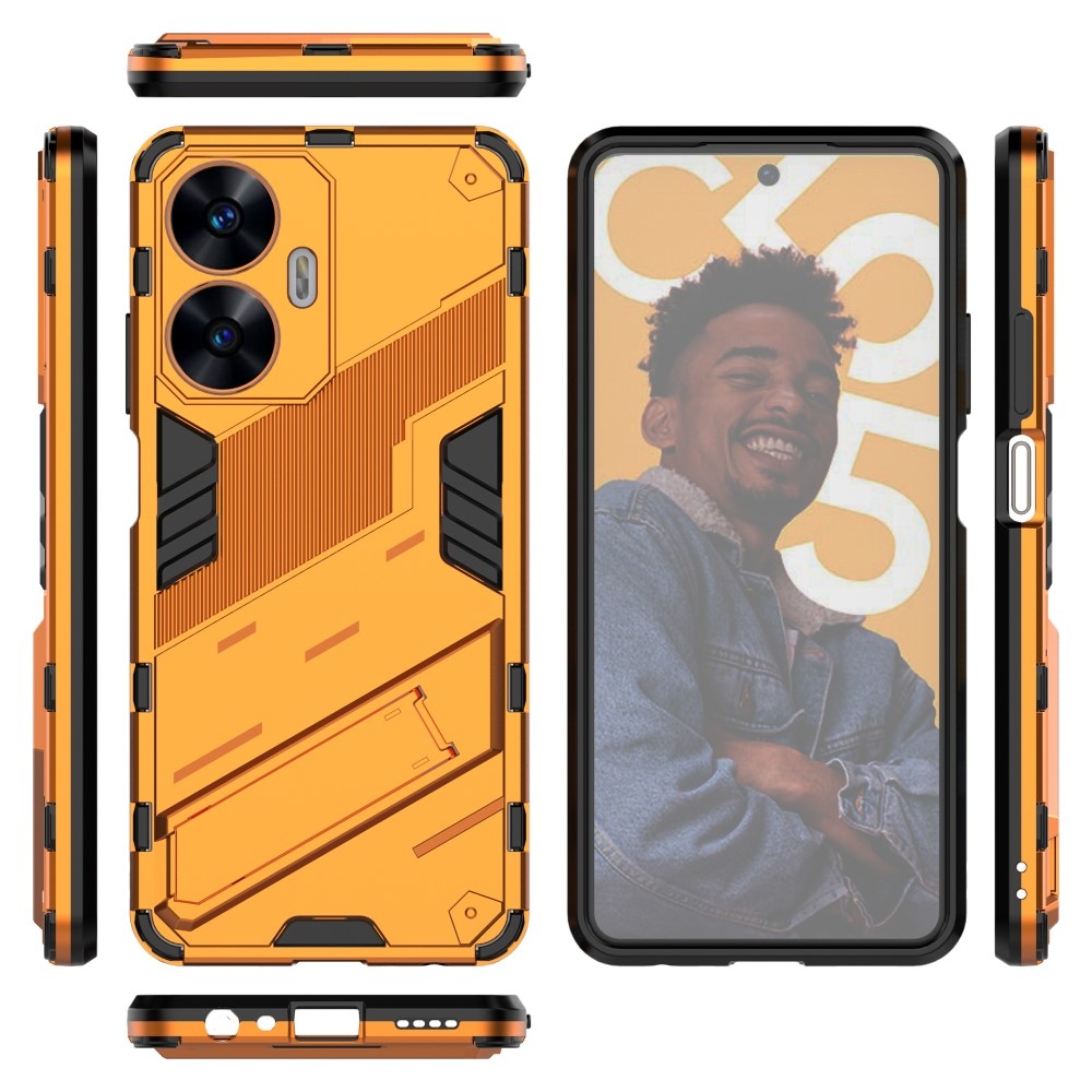 Tartós borítás a Realme C55 készülékhez - narancssárga