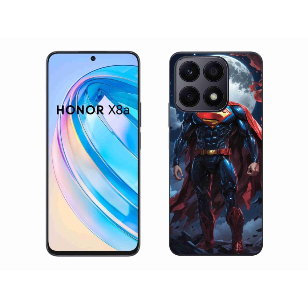 Zselés borítás mmCase a Honor X8a számára - superman