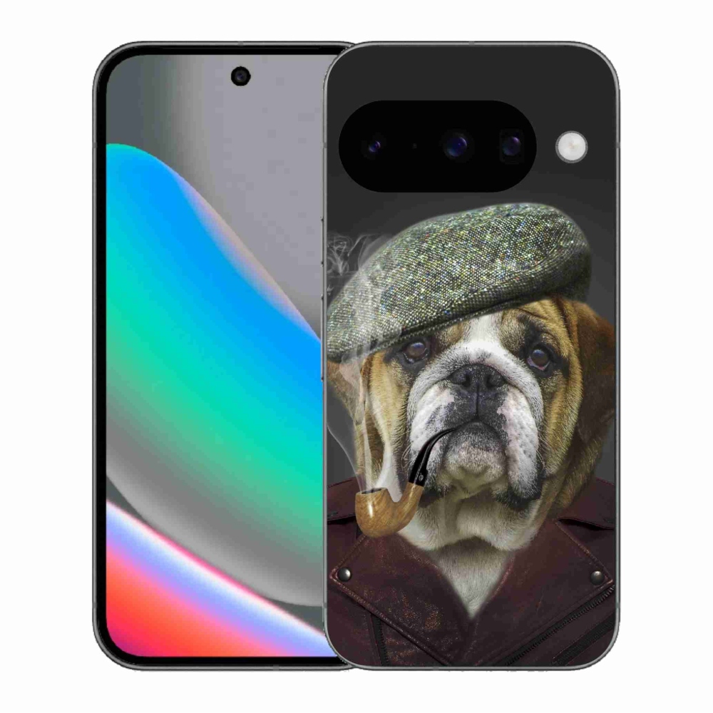 Gél borítás mmCase a Google Pixel 10 számára - kutya csővel