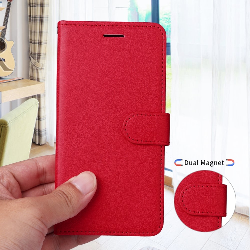 Tárcás könyv tok Xiaomi Redmi A5 (173.45x79.35x8.45mm) - piros