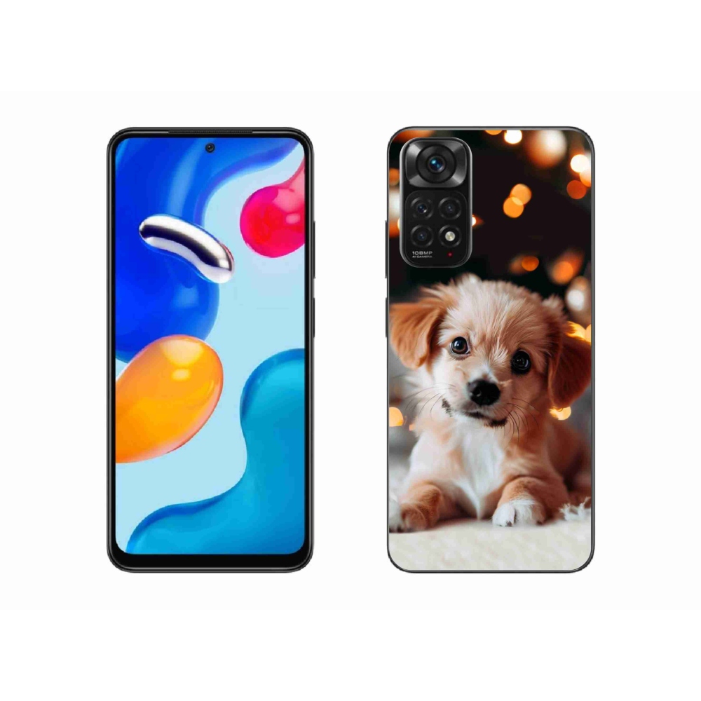 Gél borítás mmCase a Xiaomi Redmi Note 11 4G-hez - kölyökkutyakék